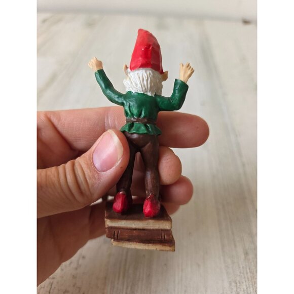 Vintage elf books figurine village Xmas decor - Picture 3 of 8